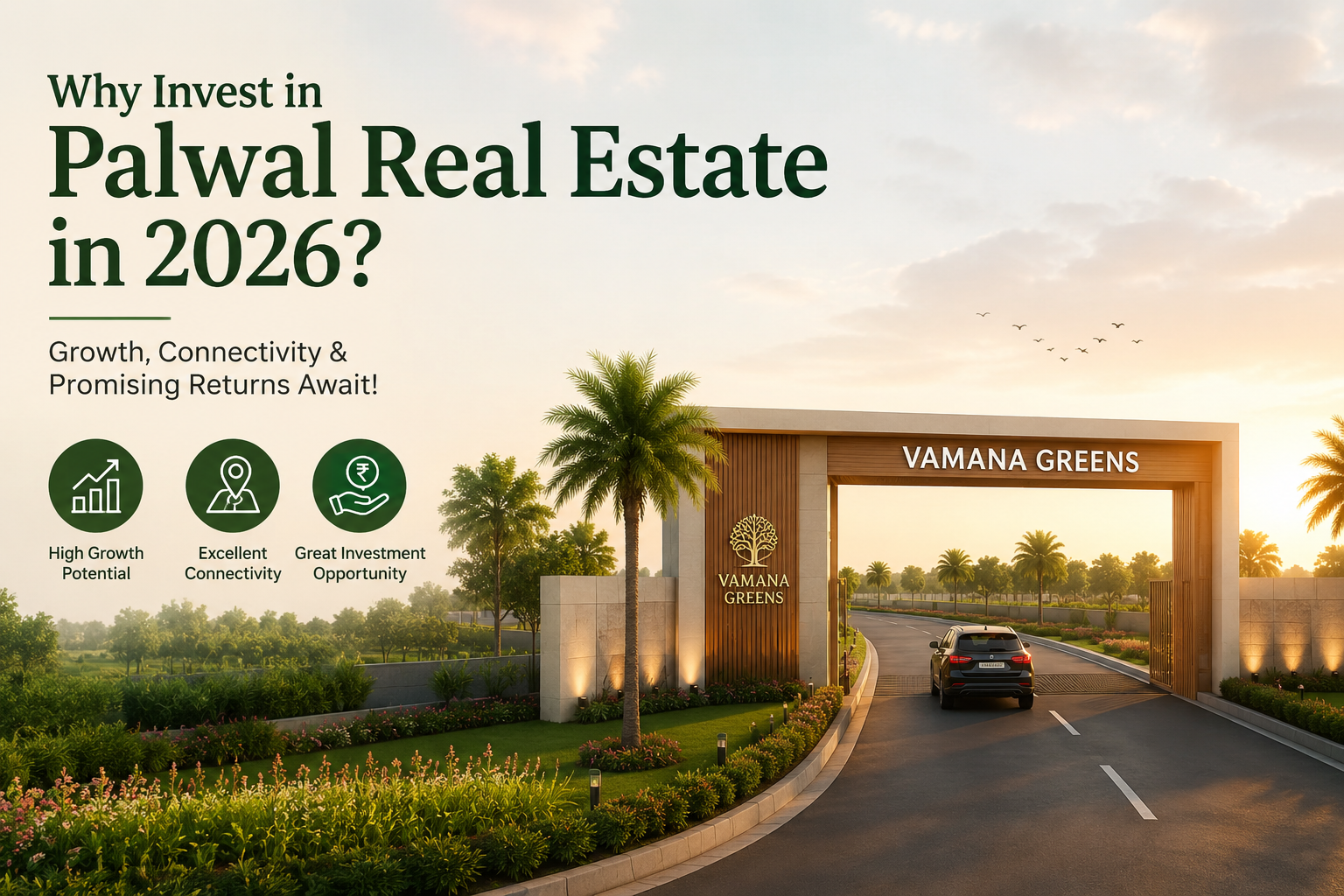 Why invest in Palwal real estate in 2026 residential plots near Vamana Greens